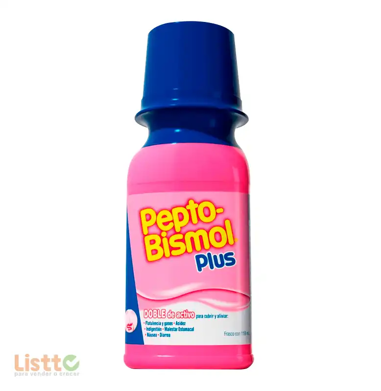 Pepto Bismol Plus 118 ml.