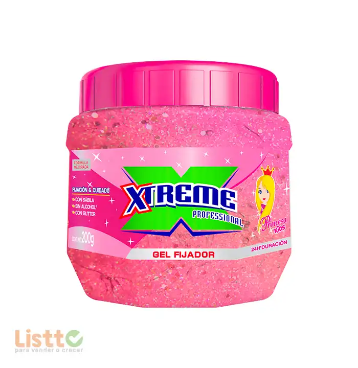 Gel Xtreme Kids Princesa 200 gr.