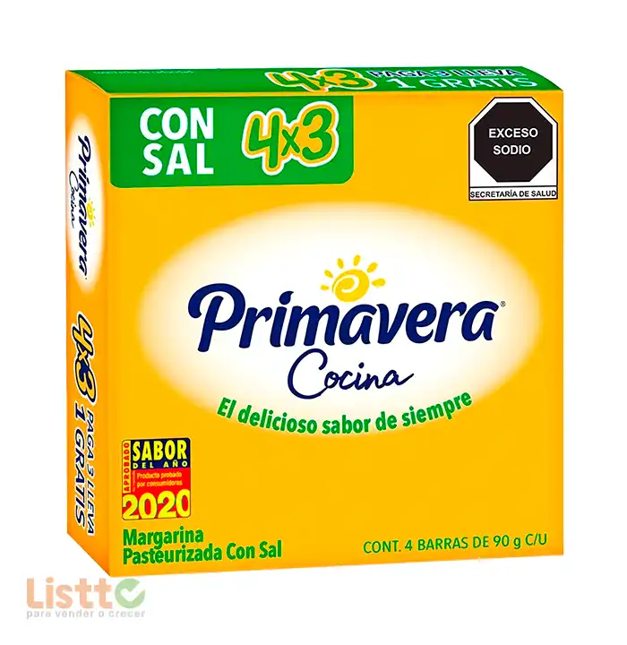 Margarina Primavera con Sal Ahorrapack 360 gr.