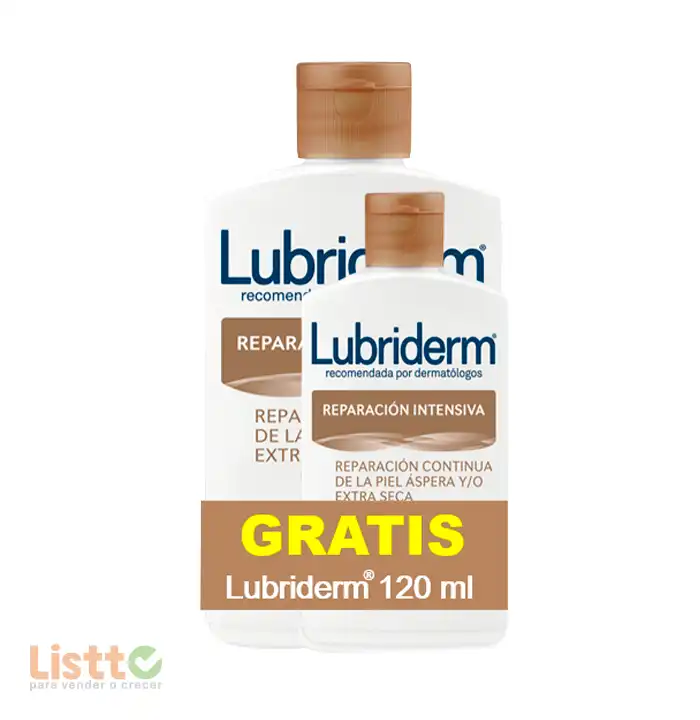 Crema Lubriderm Reparación Intensiva 400 ml. + Crema 120 ml.