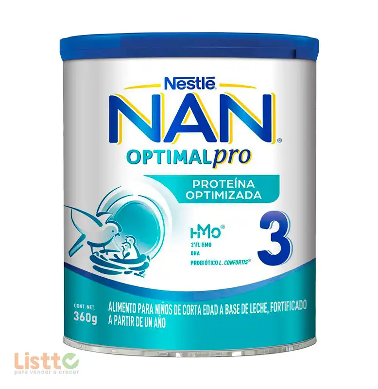 Leche Nan Número 3 360 gr.