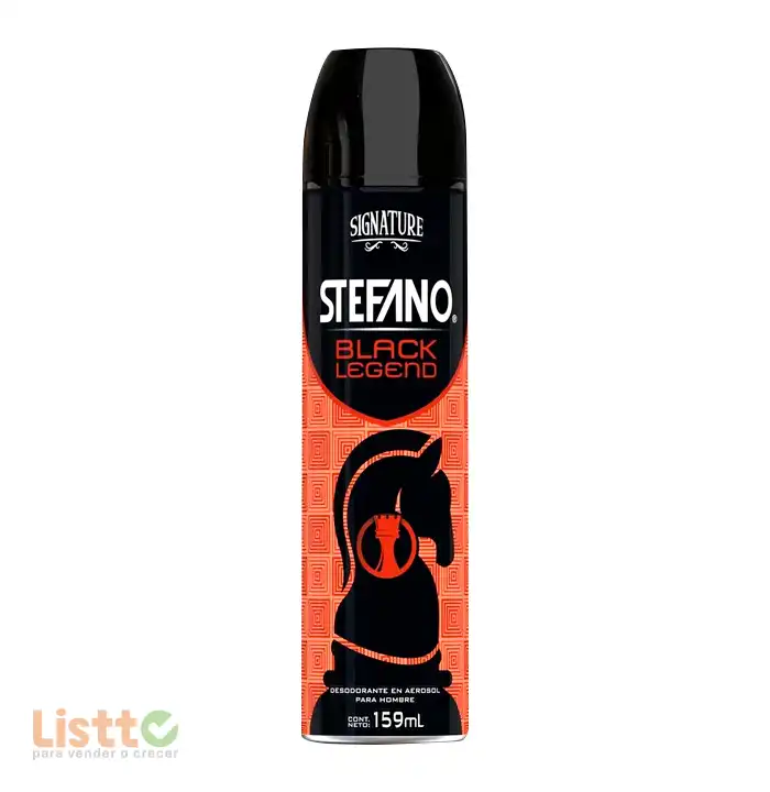 Desodorante Stefano Black Legend Aerosol 113 gr.