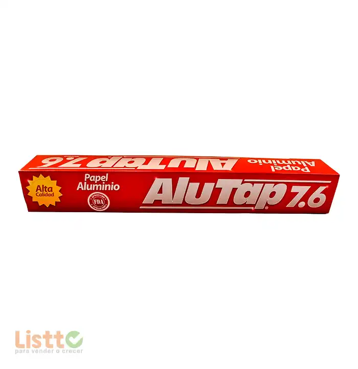 Papel Aluminio Alu Tap 7.6