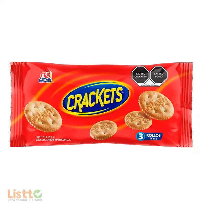 Galletas Gamesa Crackets 267 gr.