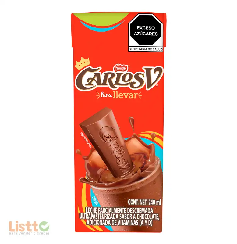 Bebida Carlos V Chocolate 240 ml.
