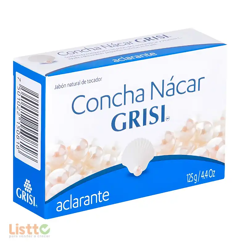 Jabón de Tocador Grisi Concha Nácar 125 Gr.
