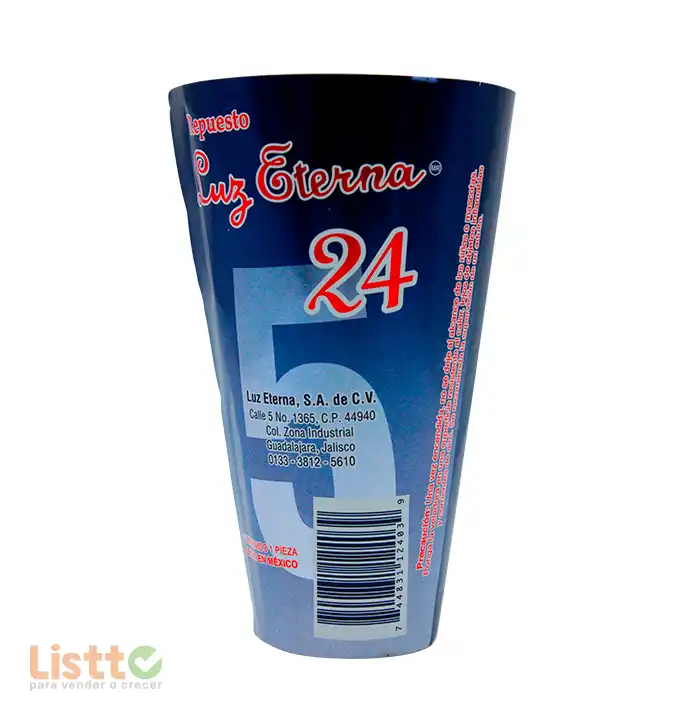 Veladora Luz Eterna 24 Repuesto pz.