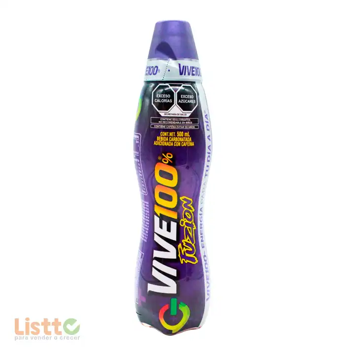 Bebida Energizante Vive 100% Azai 500 ml.