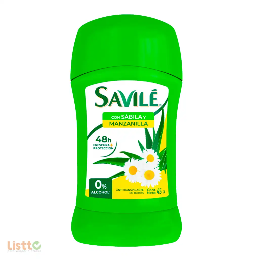 Desodorante Savilé Manzanilla Stick 45 gr.