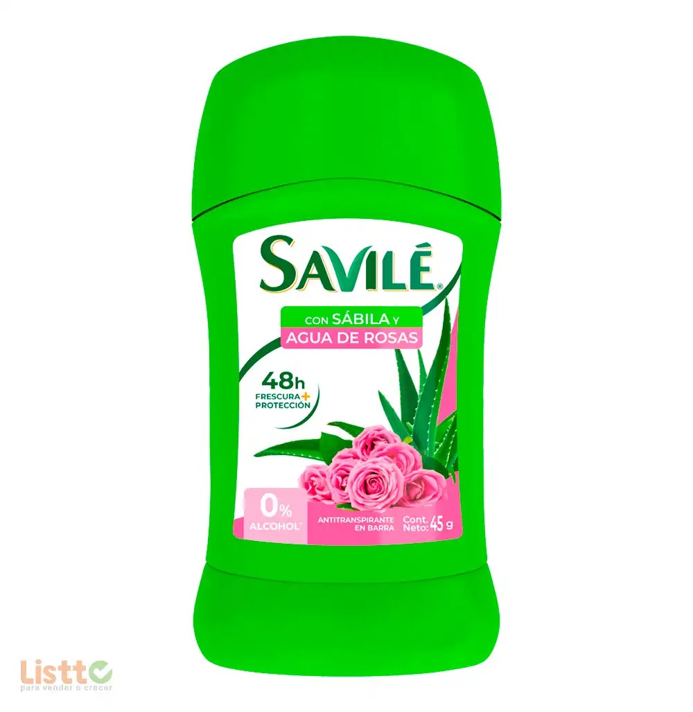 Desodorante Savilé Agua de Rosas Stick 45 gr.