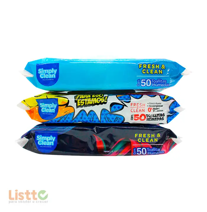 Toallitas Húmedas Huggies Simply Clean 50 pz.