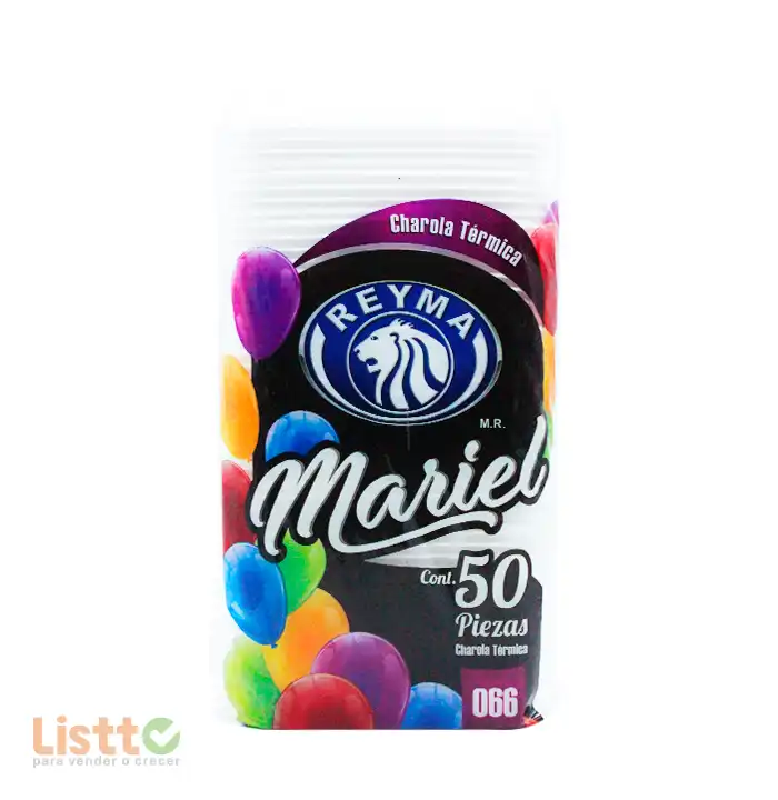 Charola Térmica Mariel Número 66 50 pz.