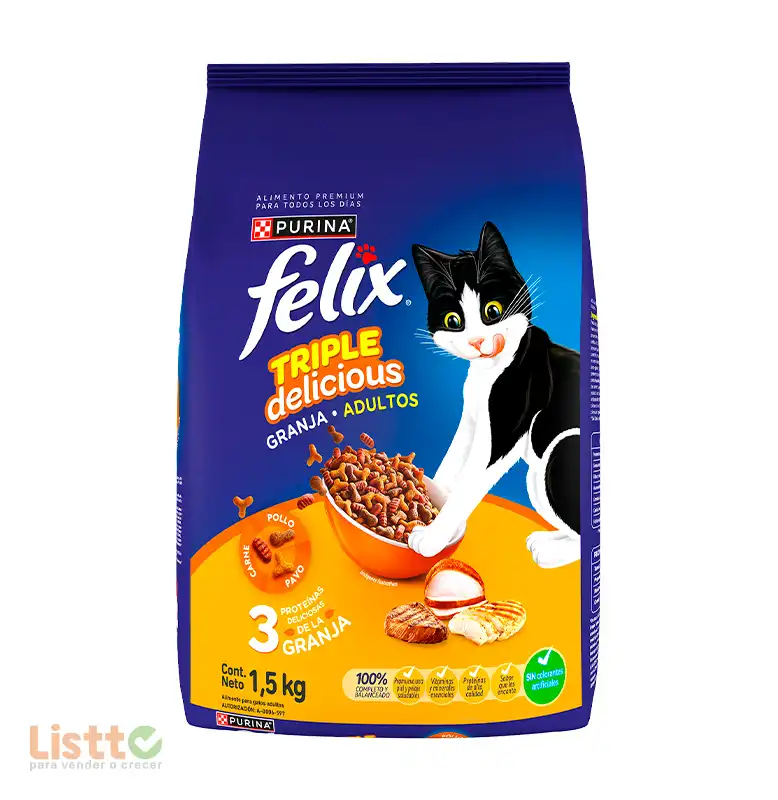 Felix Triple Delicious Granja 10 Kg