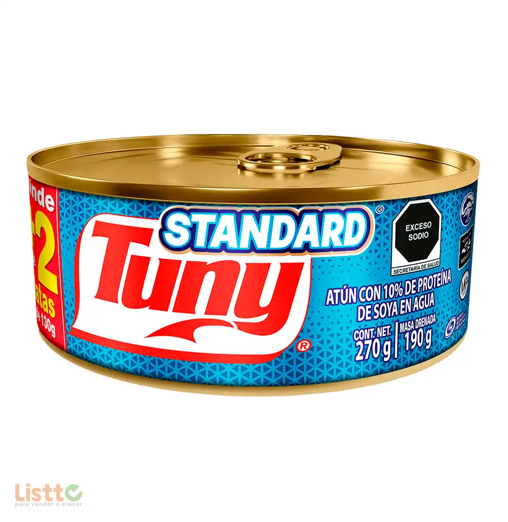 Atún en Agua Tuny Standard Jumbo 270 gr.