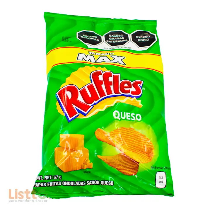 Sabritas Ruffles Queso Max 67 gr.