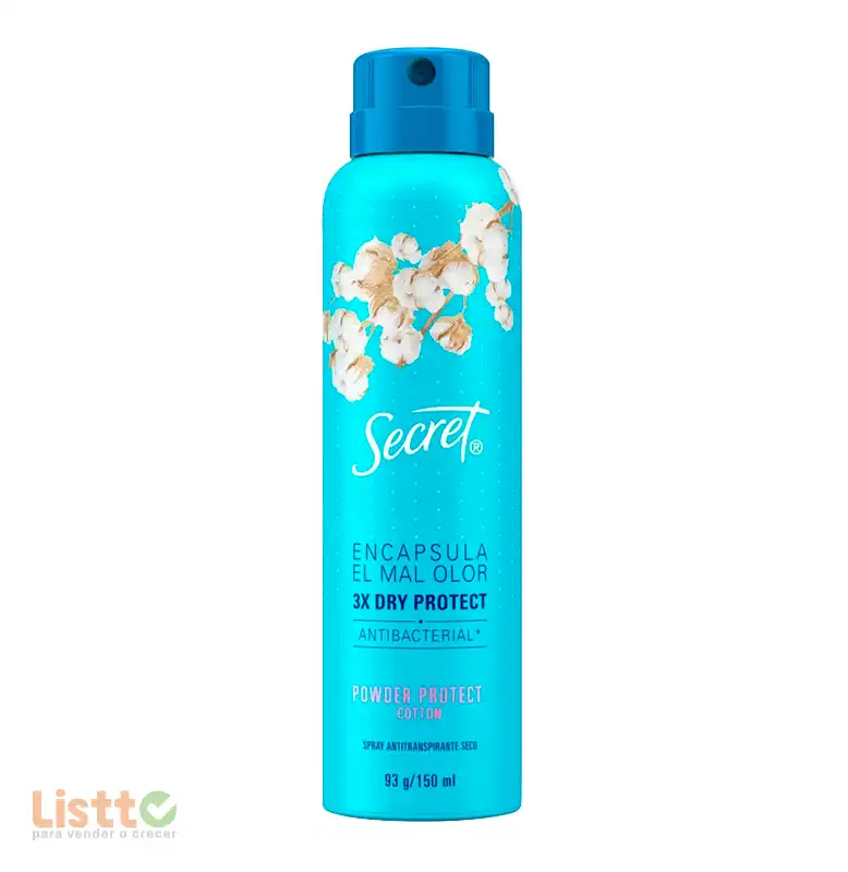 Desodorante Secret Powder Protec Aerosol 93 gr.