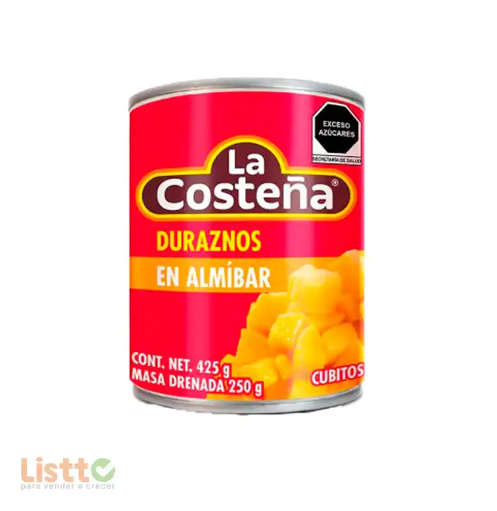 Durazno La Costeña Cubos 425 Gr.