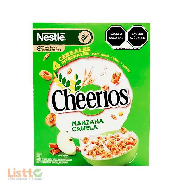 Cereal Nestlé Cheerios Manzana Canela 230 gr.