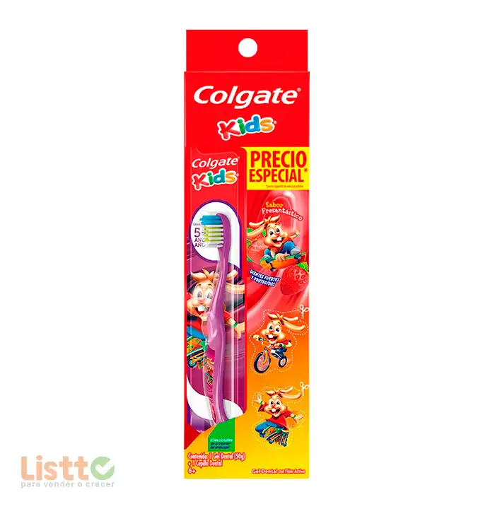 Crema Dental Colgate Kids 50 Gr. + Cepillo Kids