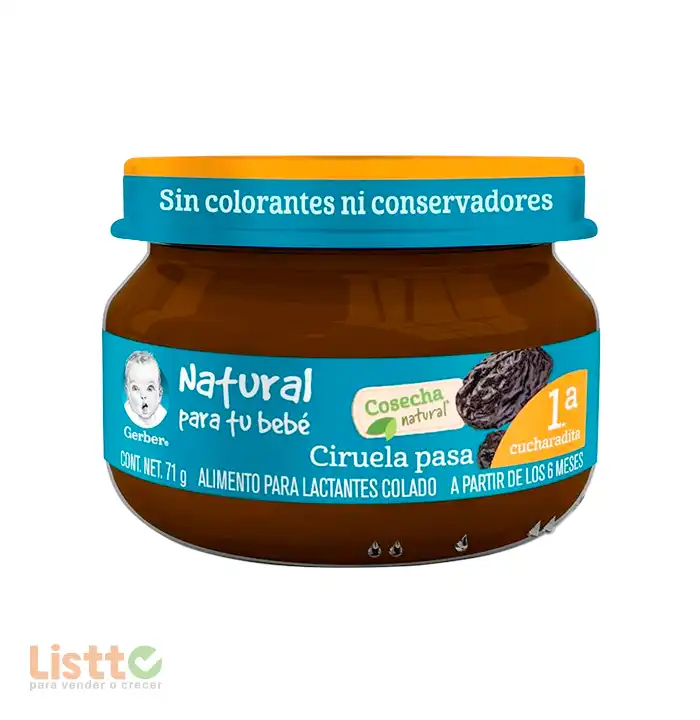 Gerber Colado Ciruela Pasa Etapa 1 71 gr.