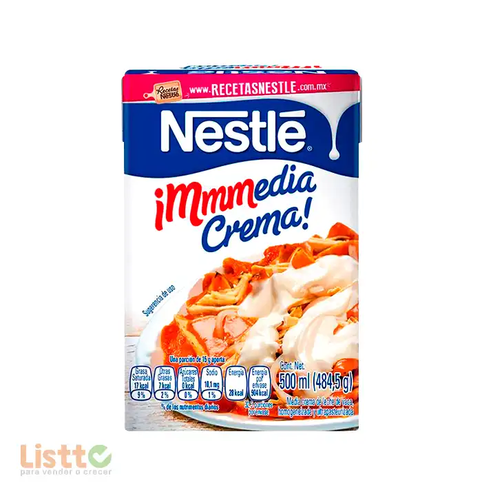 Media Crema Nestlé 500 ml.