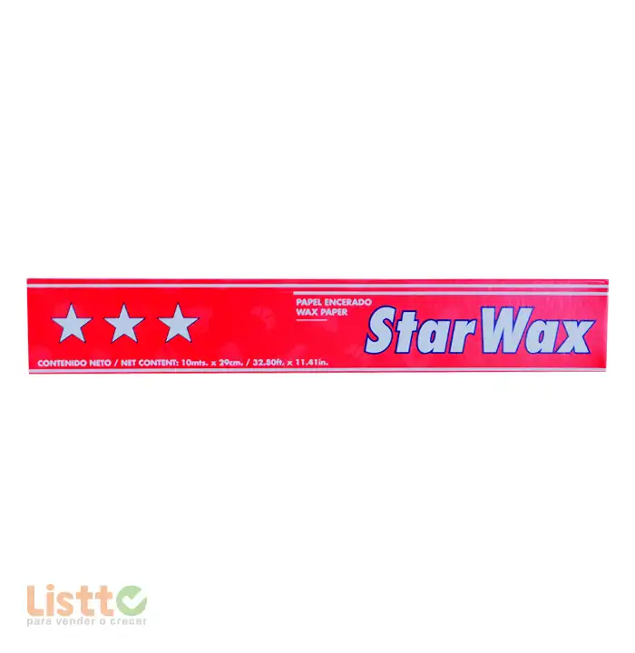 Papel Encerado Star Wax 10 Mt.
