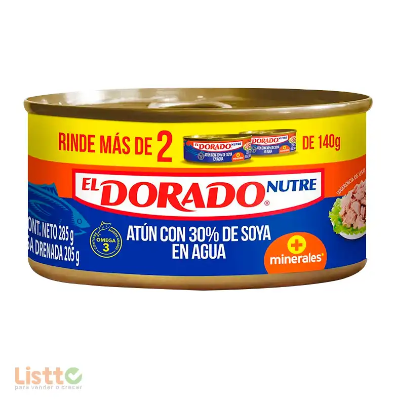 Atún en Agua El Dorado 285 gr.