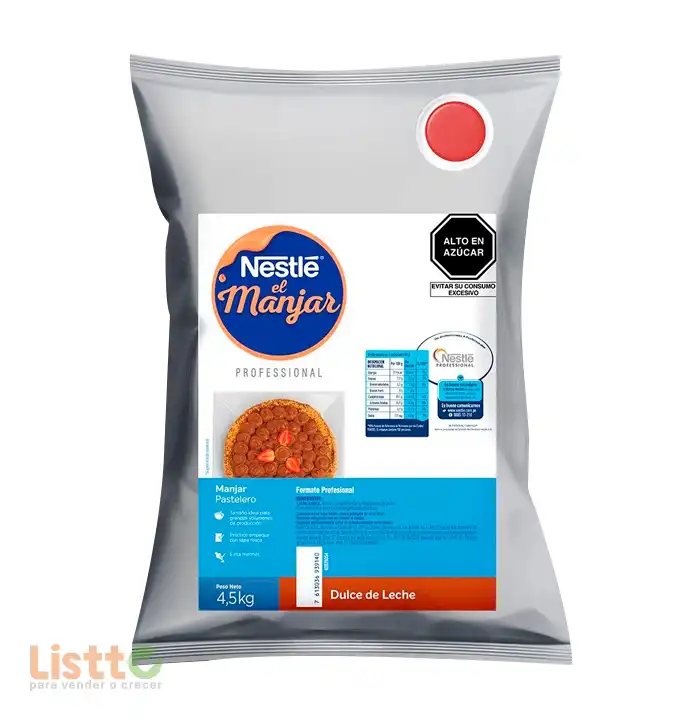 Leche Nestlé La Lechera Dulce de Leche 4.5 Kg.