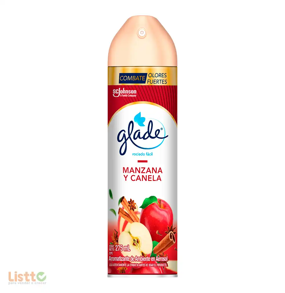 Aromatizante Glade Manzana Canela 275 ml.