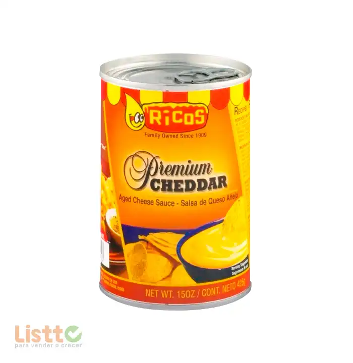 aderezo para Nachos Ricos Cheddar 425 Gr.