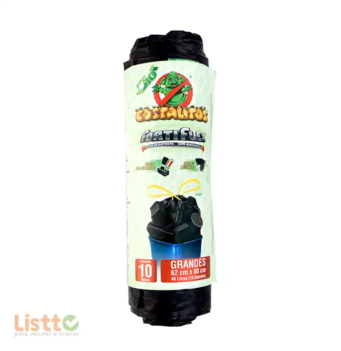 Bolsa para Basura Costalitos Grande Rollo 10 pz.