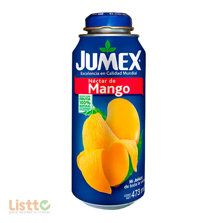 Jugo Néctar Jumex Mango Lata Botella 473 ml.