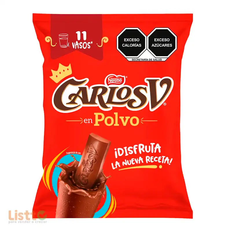 Chocolate Carlos V Polvo 160 gr.