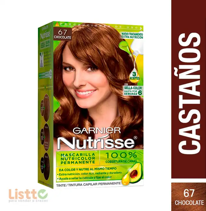 Tinte Nutrisse Chocolate Intenso Número 67 pz.