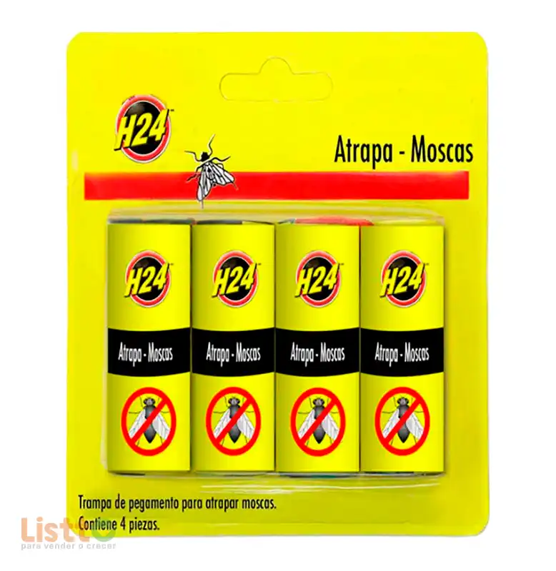 Trampa para Moscas H-24 4 pz.