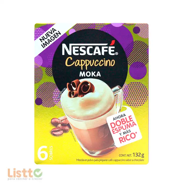 Café Nescafé Cappuccino Moka Va 6/22 Gr.