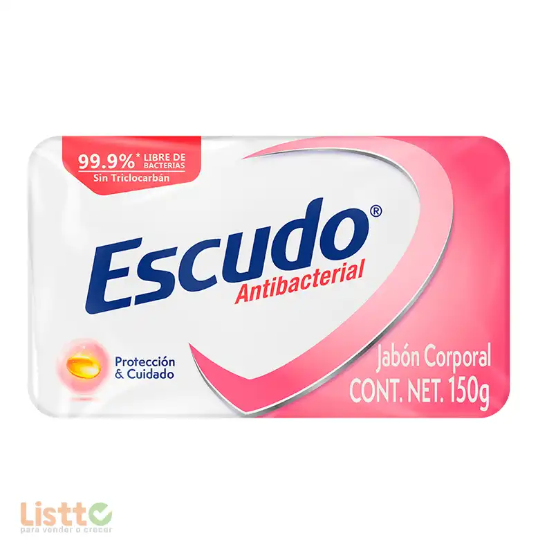 Jabón de Tocador Escudo Rosa 150 gr.