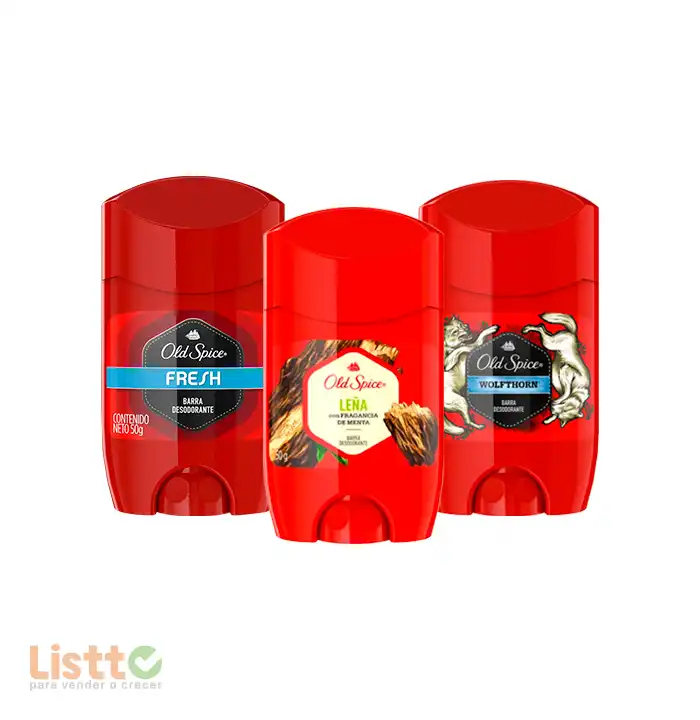 Desodorante Old Spice Mixto Stick 3 Pz.