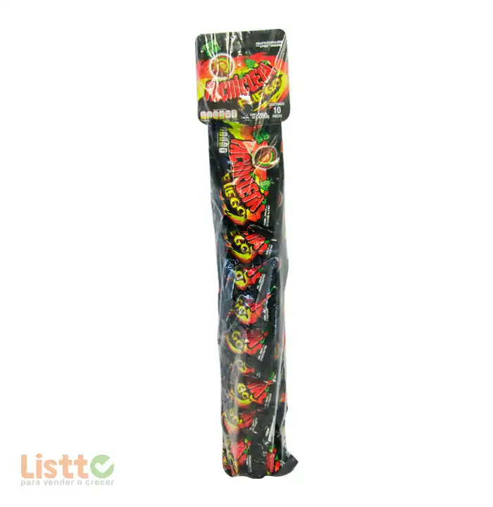 Paleta Pachicleta Fuego Tira 10 pz.