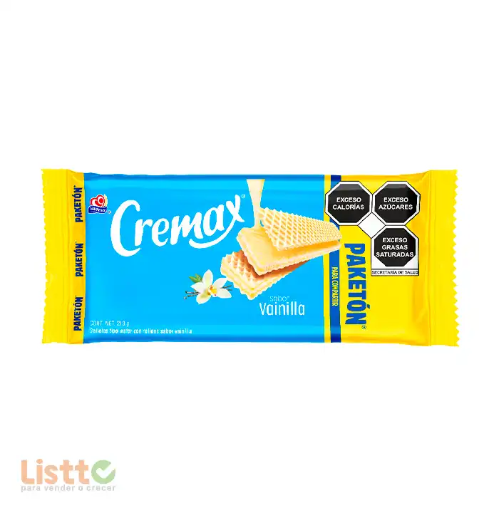 Galletas Gamesa Cremax de Nieve Vainilla 213 gr.