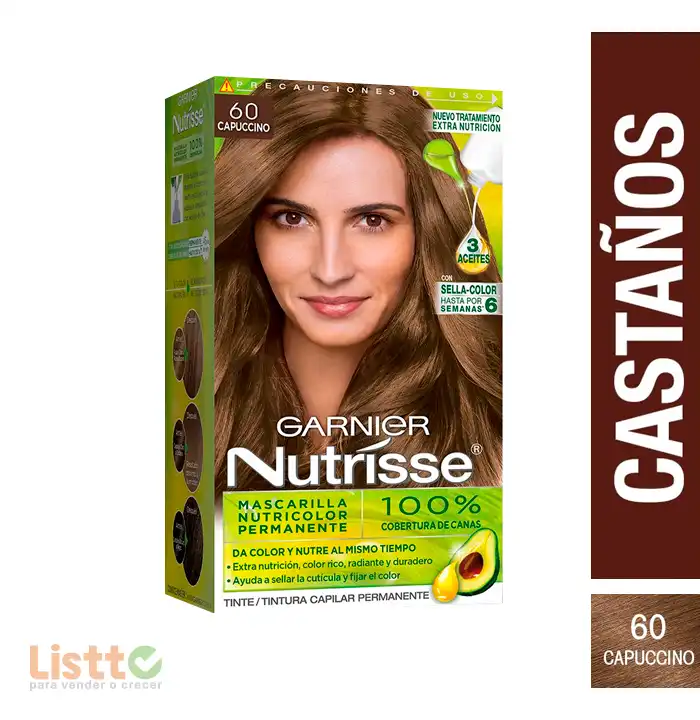 Tinte Nutrisse Capuccino Número 60 pz.