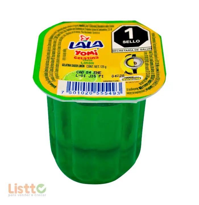 Gelatina Yomilala Limón 125 gr.