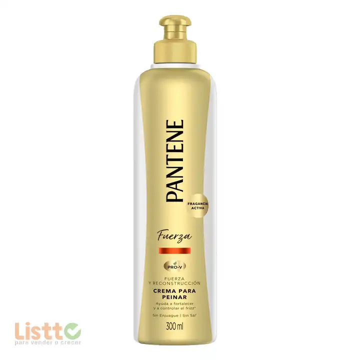 Crema para Peinar Pantene Fuerza y Reconstrucción 300 ml.