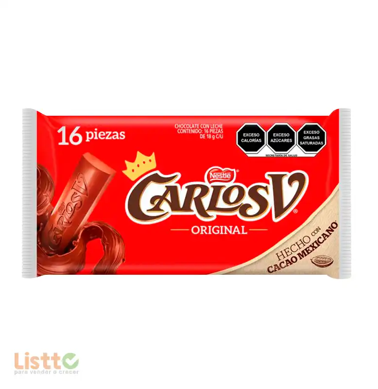 Chocolate Carlos V 16/18 gr.