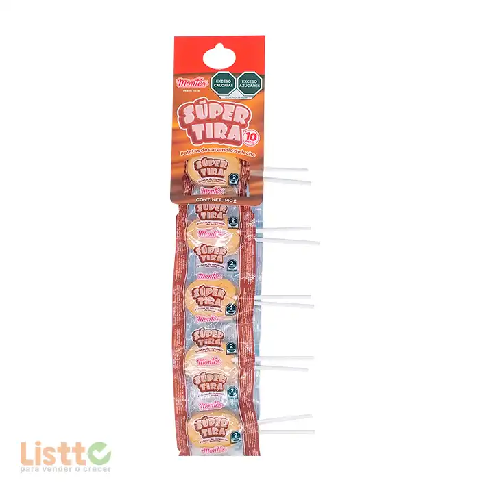 Paleta Montes Super Tira 10 pz.