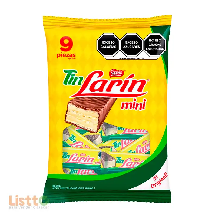 Chocolate Tin Larín Mini 9/12 gr.