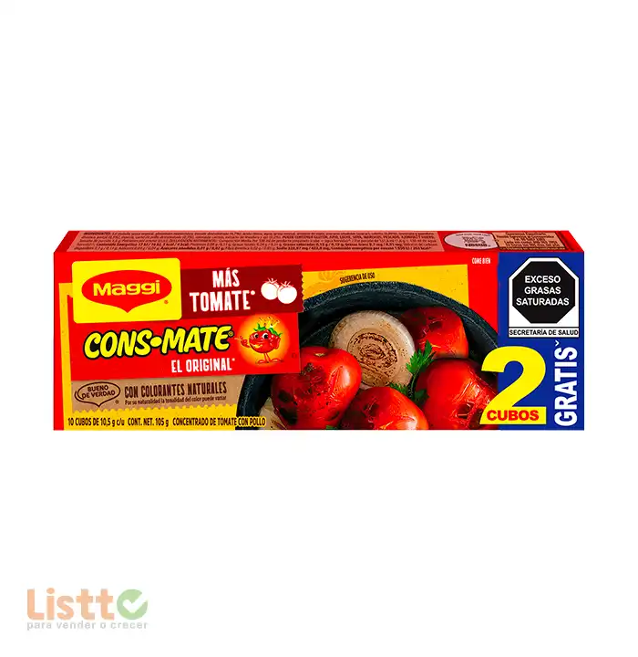 Consomate 8 Pz + 2 Gratis