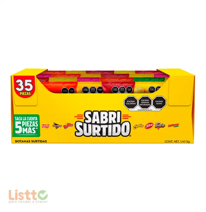 Sabritas Sabrisurtido 35 pz.