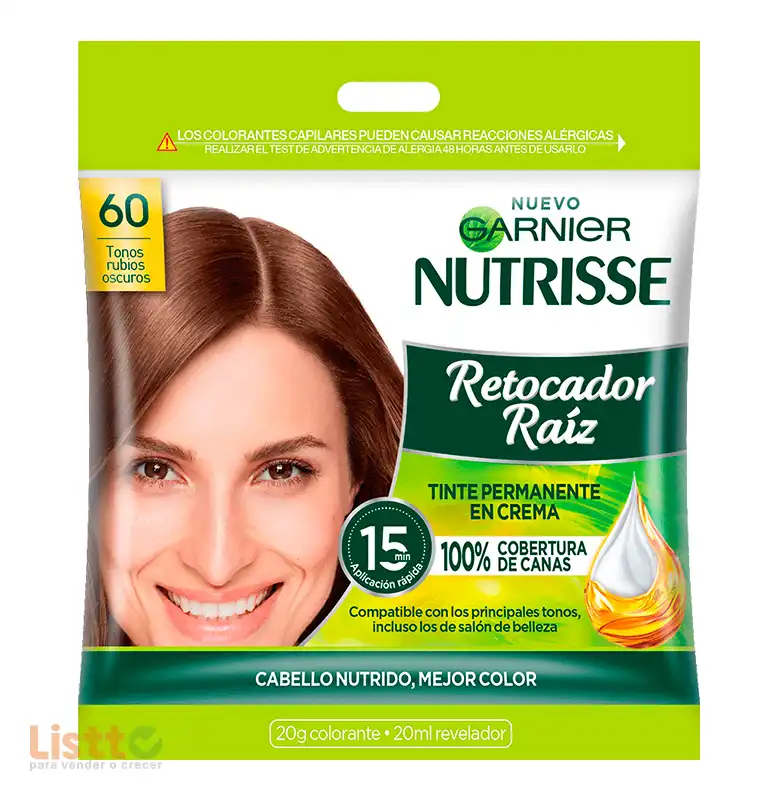 Retocador de Raíz Nutrisse Rubios Obscuros Número 6.0 pz.