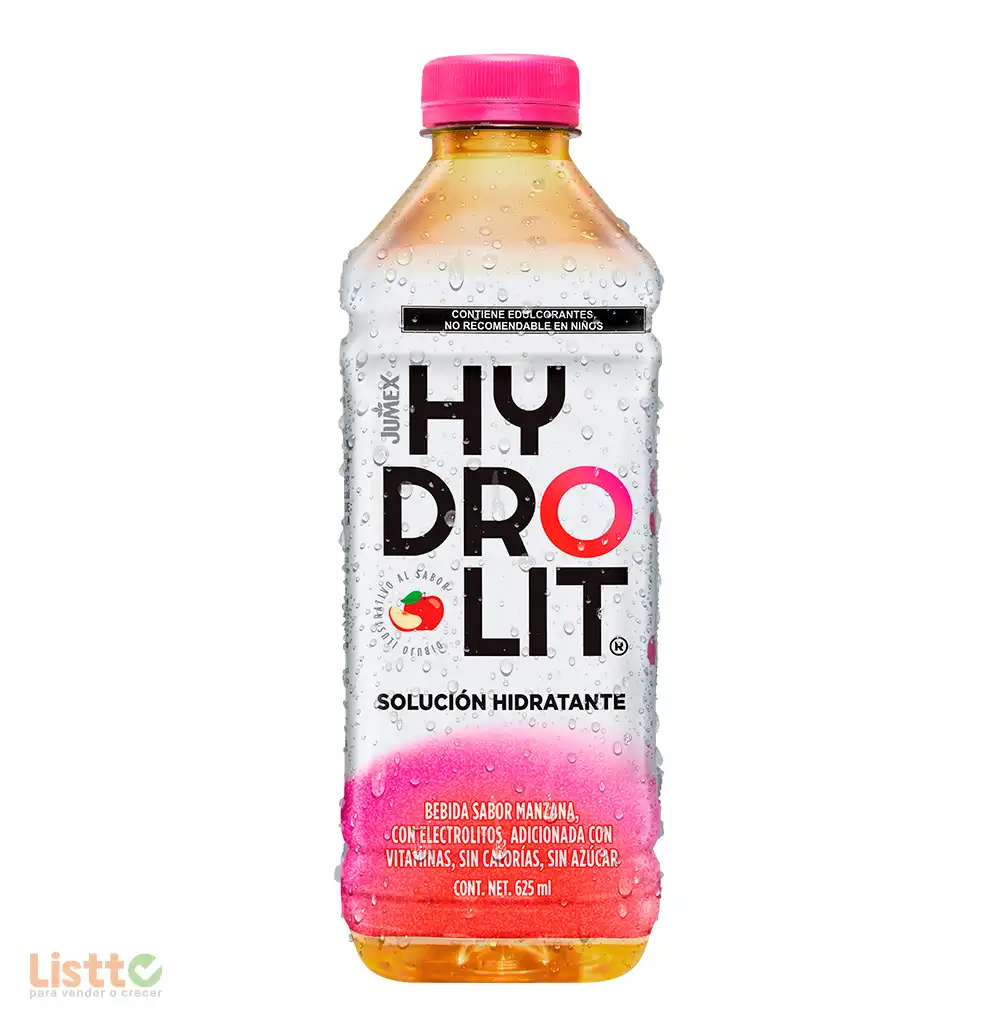 Bebida Jumex Hydrolit Manzana 625 ml.